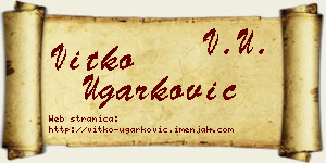 Vitko Ugarković vizit kartica